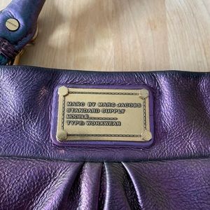 Marc by Marc Jacobs oil slick crossbody hobo bag